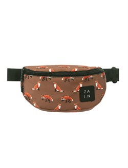 Сумка на пояс 415 "лисы коричневые" - фото 5631