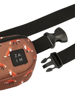 Сумка на пояс 415 "лисы коричневые" - фото 5632