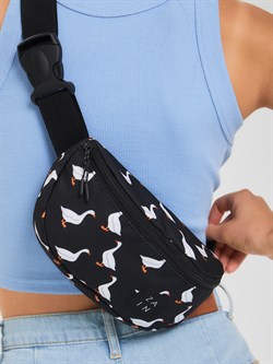 Сумка на пояс 594 "Гуси на черном" - фото 6787