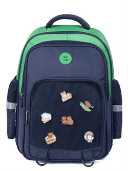 Рюкзак школьный ZAIN анатомический 1235 "Сине-зеленый" - фото 9095