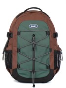 Рюкзак с резинкой ZAIN 1218 "Коричнево-изумрудный"